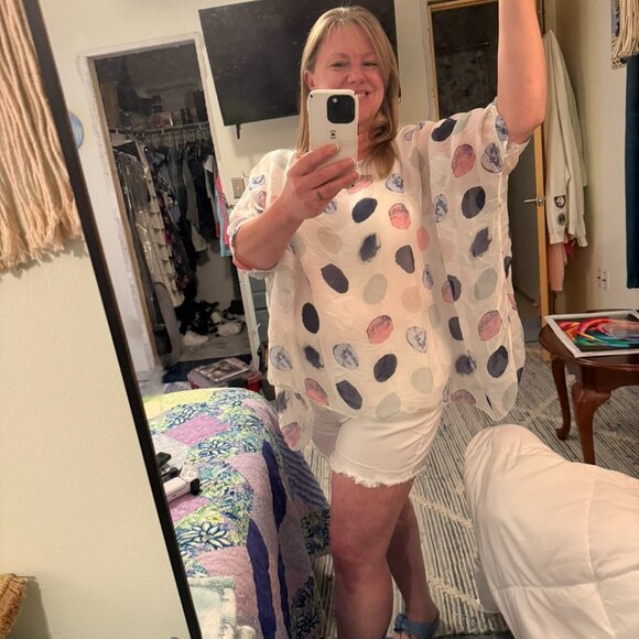 Extra Large Oversized, White, Lightweight, Top - Picture 11 of 11